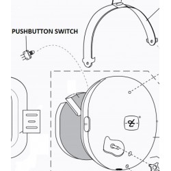Натискний перемикач SPDT PUSHBUTTON SWITCH Натискний перемикач SPDT PUSHBUTTON SWITCH