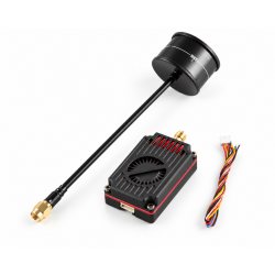 RUSHFPV 1.3G 4W VTX V2 video transmitter with RHCP antenna, 16 channels