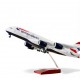 Модель літака Airbus A380 British Airways (1:160) зі звуковою LED-підсвіткою