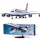 Модель літака Airbus A380 British Airways (1:160) зі звуковою LED-підсвіткою