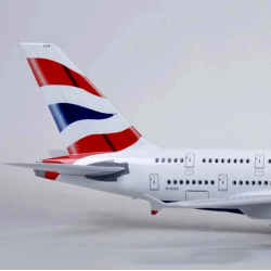 Airbus A380 British Airways Aircraft Model (1:160) with Sound and LED Lights