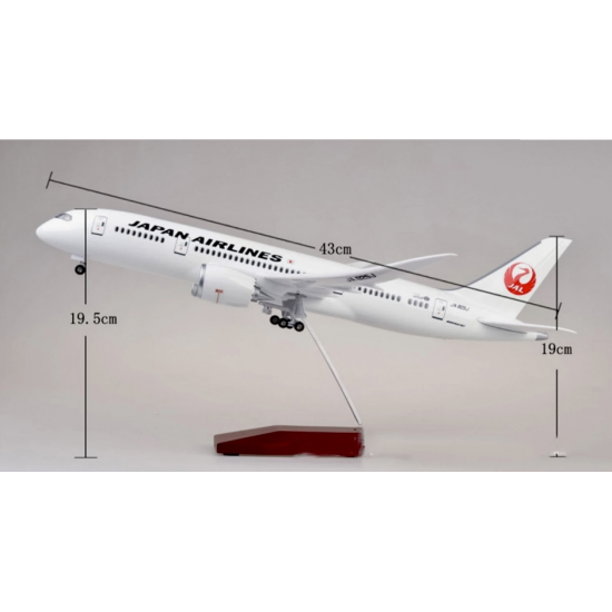 Модель літака Boeing 787 Japan Airlines (1:160) зі звуковою LED-підсвіткою