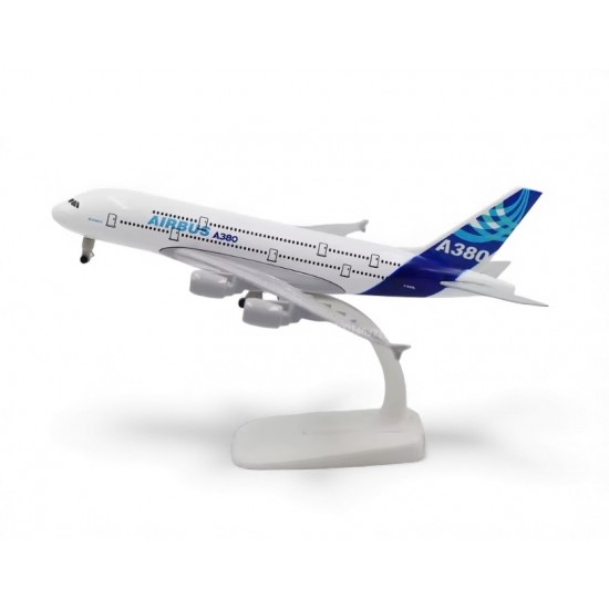 Металева модель літака Airbus A380-01 масштаб 1:400