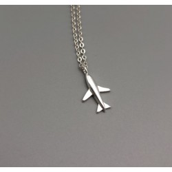 Серебряная подвеска "Plane choker"