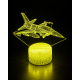 3D LED світильник-нічник Винищувач F-16 3D LED світильник-нічник Винищувач F-16