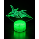 3D LED світильник-нічник Винищувач F-16 3D LED світильник-нічник Винищувач F-16