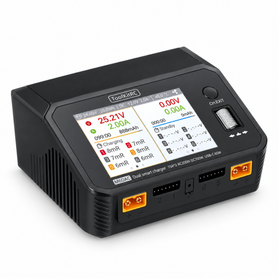 Зарядний пристрій ToolkitRC M6DAC