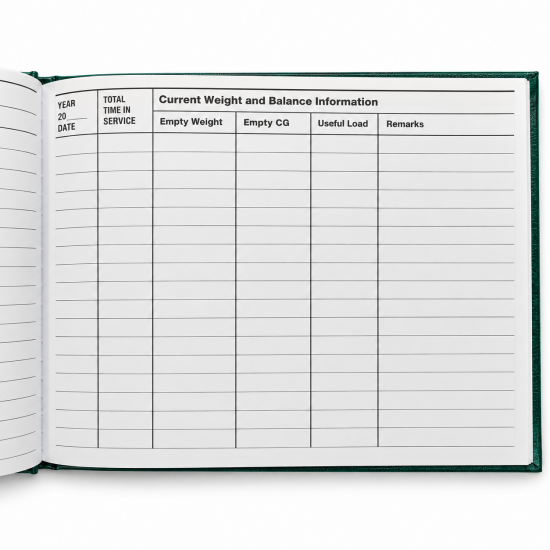 ASA Standard Aircraft Logbook — твёрдый переплёт