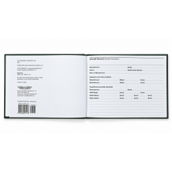 Книга ASA Standard Aircraft Logbook — тверда палітурка