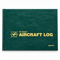 Книга ASA Standard Aircraft Logbook — тверда палітурка