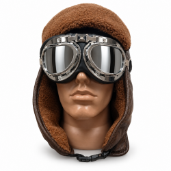 Вінтажні окуляри та шапка Winter Bomber Hat with Goggles