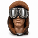 Vintage Goggles and Winter Bomber Hat with Goggles