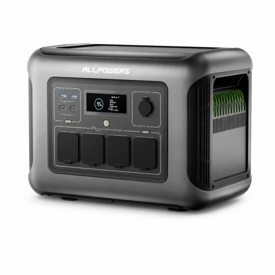 Зарядна станція ALLPOWERS R1500 Lite 1600W, 1056Wh, LiFePO4, UPS, Wi‑Fi/Bluetooth Зарядна станція ALLPOWERS R1500 Lite 1600W, 1056Wh, LiFePO4, UPS, Wi‑Fi/Bluetooth