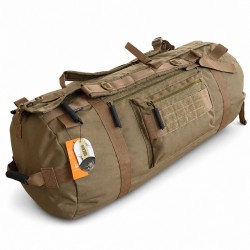 Баул тактичний 100 л OBERIG (Cordura 1000D), койот