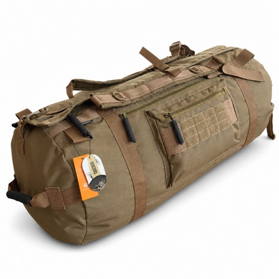 Баул тактичний 100 л OBERIG (Cordura 1000D), койот