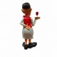 Figurine “Flight Attendant with a Glass”