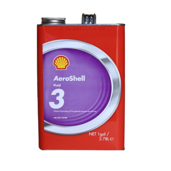 Масло авиационное универсального применения AeroShell fluid 3 (3,78 л)