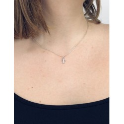 Серебряная подвеска "Plane choker"