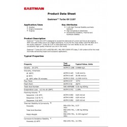 Масло для газотурбинных двигателей EASTMAN TURBINE OIL 2197 Масло для газотурбинных двигателей EASTMAN TURBINE OIL 2197