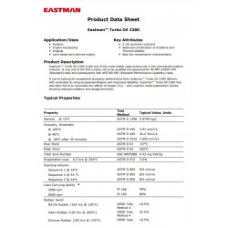 Масло для газотурбинных двигателей EASTMAN TURBINE OIL 2380  Масло для газотурбинных двигателей EASTMAN TURBINE OIL 2380