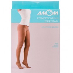 Компрессионные бежевые колготки АЛКОМ