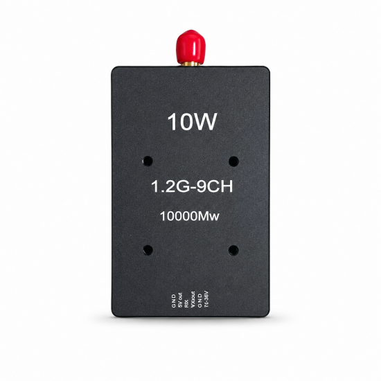 Відеопередавач FPV 1.2GHz 10W (10000mW) VTX, 9 каналів