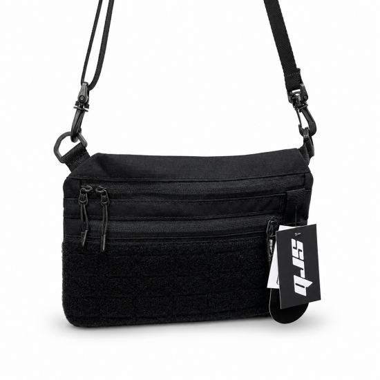 Тактична сумка через плече SRB Slim Cordura USA, розмір M (Середня) Чорна