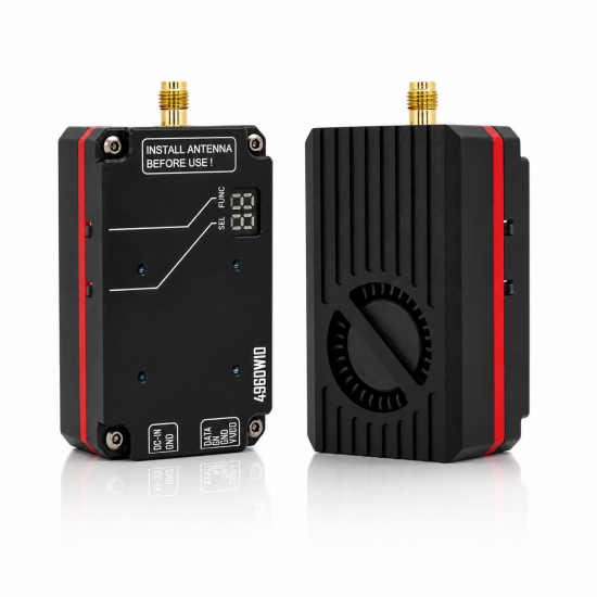 RUSHFPV XSPAN FPV-відеопередавач 4,9–6,0 ГГц · 10 Вт · 80 каналів RUSHFPV XSPAN FPV-відеопередавач 4,9–6,0 ГГц · 10 Вт · 80 каналів