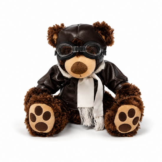 Plush Pilot Teddy Bear 14″