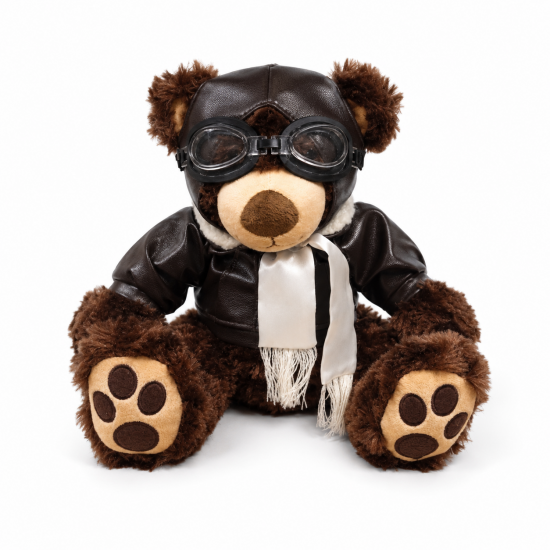 Plush Pilot Teddy Bear 14″