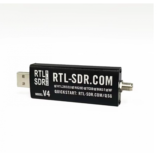 Радіоприймач SDR V4 500кГц-1.76ГГц RTL2832U R828D з антеною
