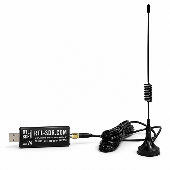 Радіоприймач SDR V4 500кГц-1.76ГГц RTL2832U R828D з антеною