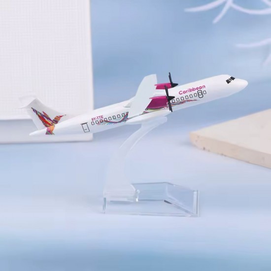 Металева модель літака ATR 72-600 Caribbean Airlines, масштаб: 1:400