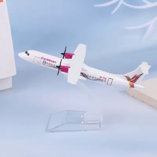 Металева модель літака ATR 72-600 Caribbean Airlines, масштаб: 1:400