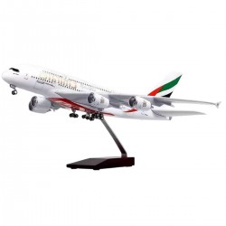 Модель самолета Airbus A380 Emirates (1:160) со звуковой LED-подсветкой Модель самолета Airbus A380 Emirates (1:160) со звуковой LED-подсветкой