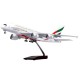 Модель самолета Airbus A380 Emirates (1:160) со звуковой LED-подсветкой Модель самолета Airbus A380 Emirates (1:160) со звуковой LED-подсветкой