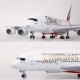 Модель самолета Airbus A380 Emirates (1:160) со звуковой LED-подсветкой Модель самолета Airbus A380 Emirates (1:160) со звуковой LED-подсветкой