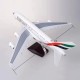 Модель самолета Airbus A380 Emirates (1:160) со звуковой LED-подсветкой Модель самолета Airbus A380 Emirates (1:160) со звуковой LED-подсветкой