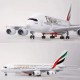 Модель самолета Airbus A380 Emirates (1:160) со звуковой LED-подсветкой Модель самолета Airbus A380 Emirates (1:160) со звуковой LED-подсветкой