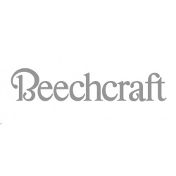 Наклейка виниловая Beechcraft (10х34см) Белая Наклейка виниловая Beechcraft (10х34см) Белая