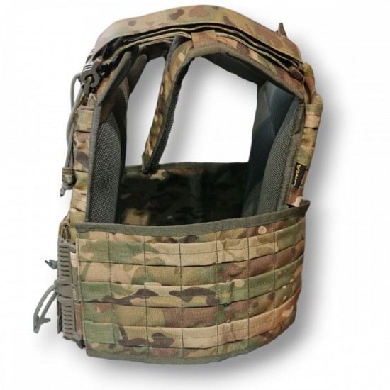 Plate carrier - FAST DROP body armor with a set of NIJ IV ballistic plates (6th class DSTU) multicam