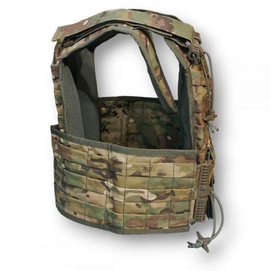 Plate carrier - FAST DROP body armor with a set of NIJ IV ballistic plates (6th class DSTU) multicam