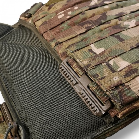 Plate carrier - FAST DROP body armor with a set of NIJ IV ballistic plates (6th class DSTU) multicam