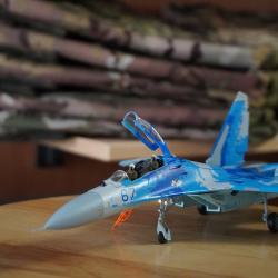 Металева модель Винищувача Су-27 ВПС України (1:72)