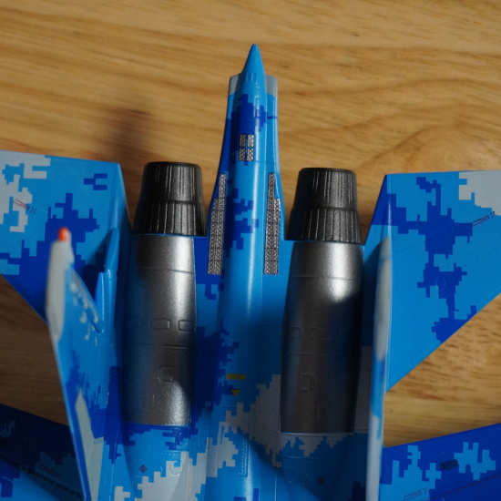 Metal Model of Su-27 Fighter Jet, Ukrainian Air Force (1:72)