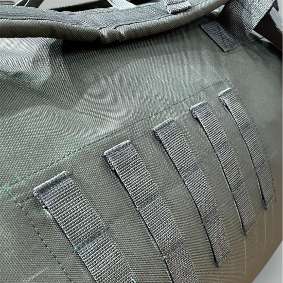 Tactical bag according for 110 liters, in olive color