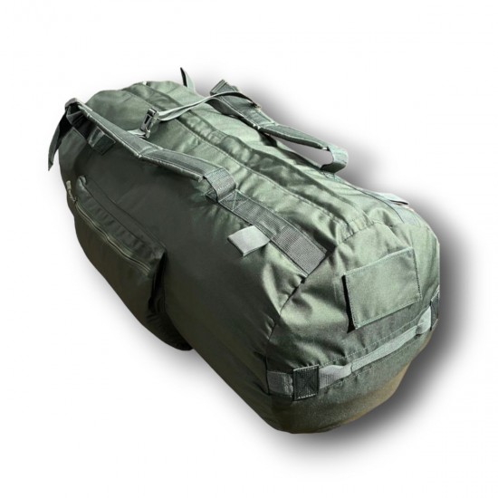 Tactical bag according for 110 liters, in olive color