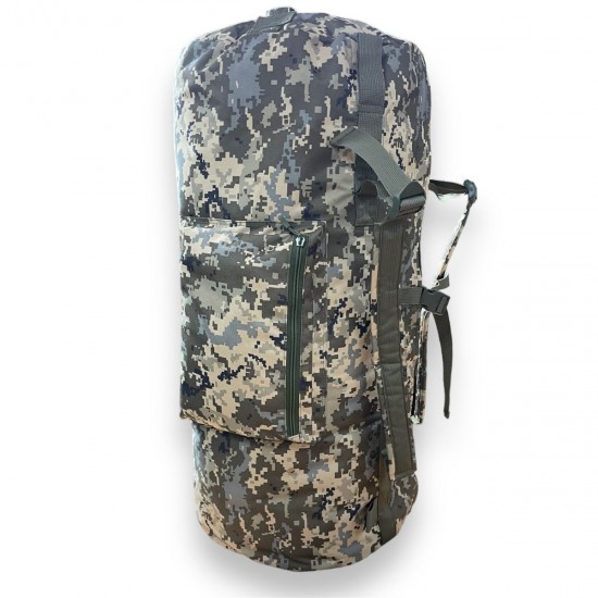 Tactical bag according  for 110 liters, in pixel color