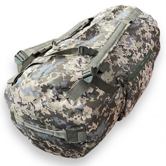 Tactical bag according  for 110 liters, in pixel color