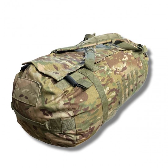 Тактический баул сумка на 100 литров с карабином, мультикам